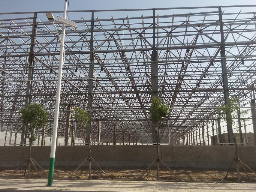 果洛汽车工业厂房网架